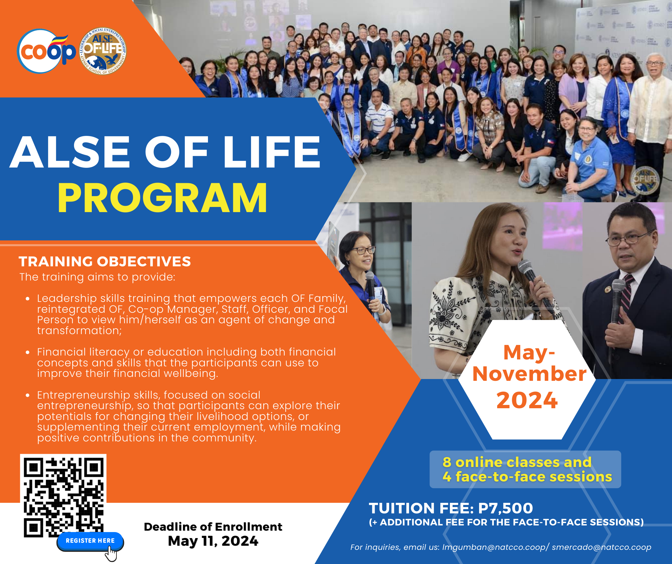 ALSE OF LIFE Program Registration is Now Open!