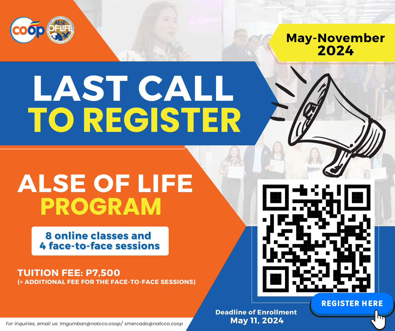 ALSE OF LIFE Program Registration is Now Open!
