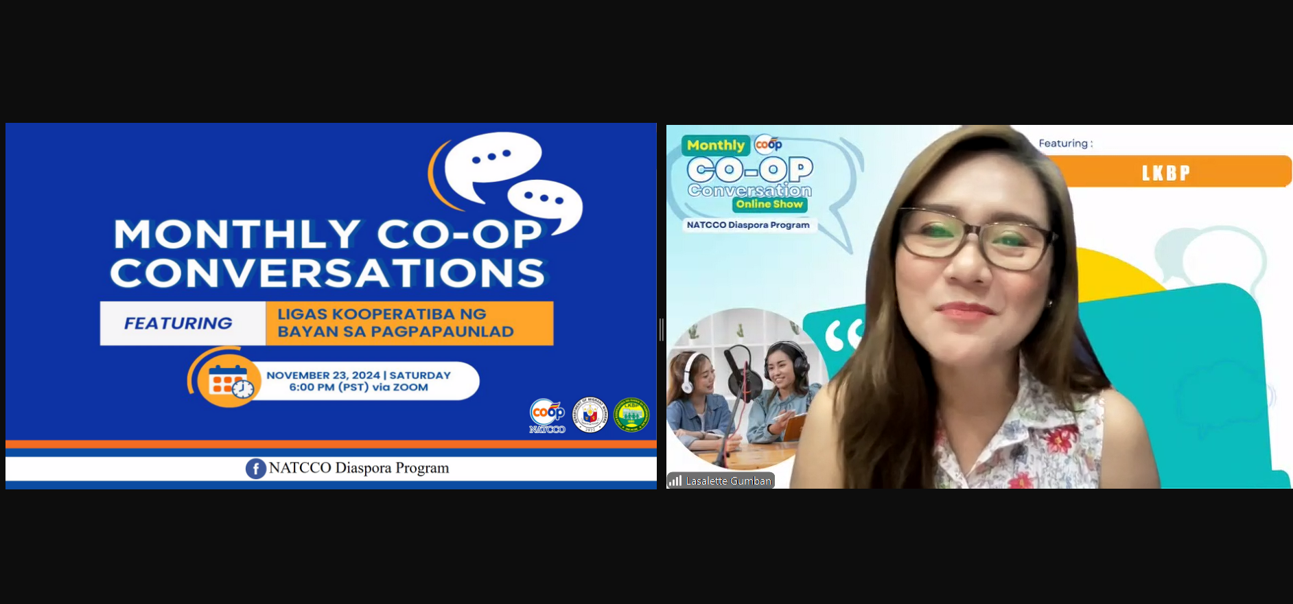 Monthly Co-op Conversations Features Ligas Kooperatiba ng Bayan sa Pagpapaunlad (LKBP)