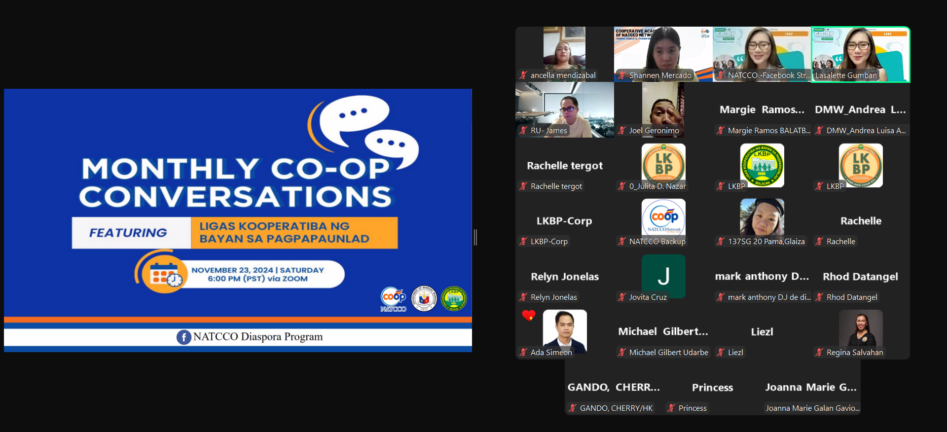 Monthly Co-op Conversations Features Ligas Kooperatiba ng Bayan sa Pagpapaunlad (LKBP)