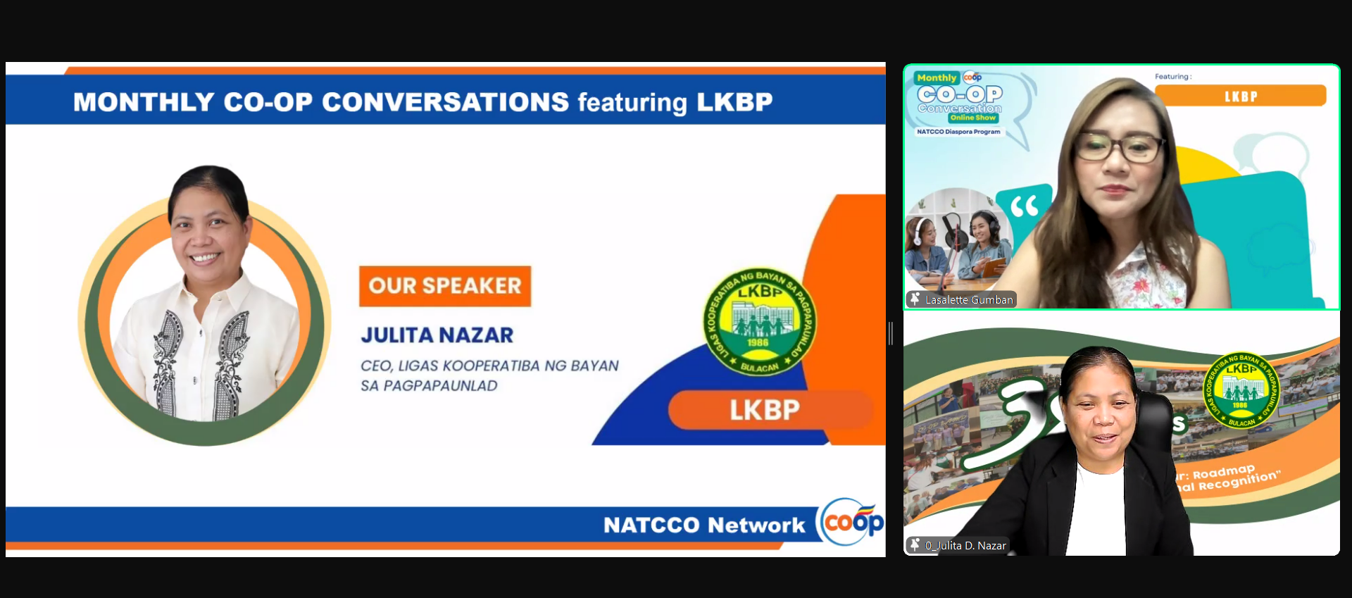 Monthly Co-op Conversations Features Ligas Kooperatiba ng Bayan sa Pagpapaunlad (LKBP)