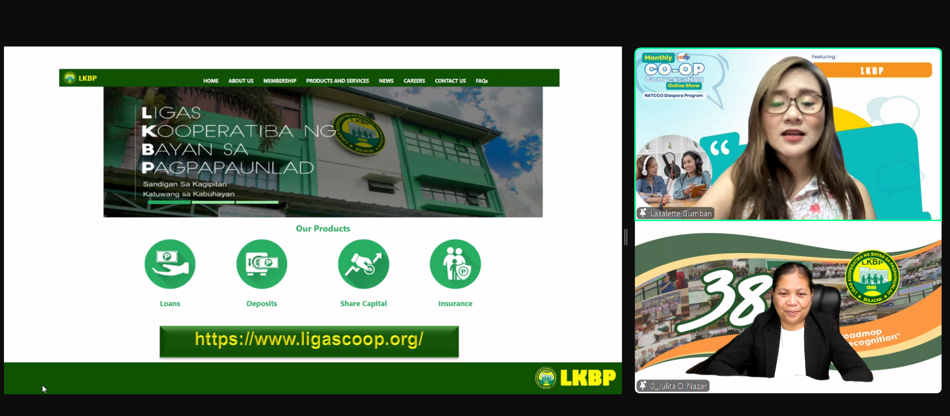 Monthly Co-op Conversations Features Ligas Kooperatiba ng Bayan sa Pagpapaunlad (LKBP)